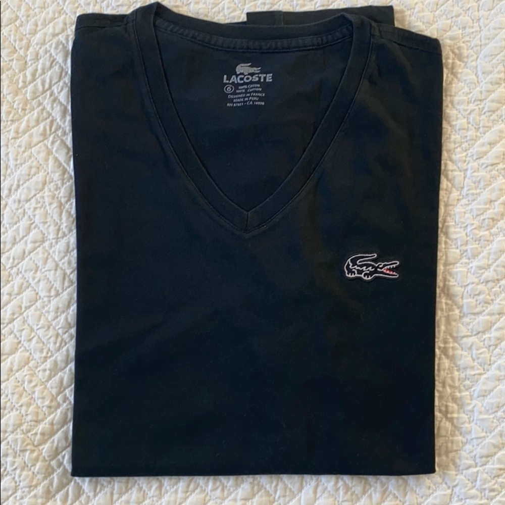 Lacoste Men’s Black T-Shirt